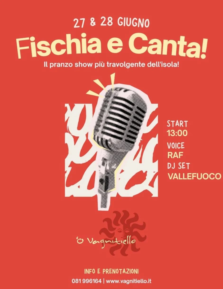 Fischia e Canta @Vagnitiello