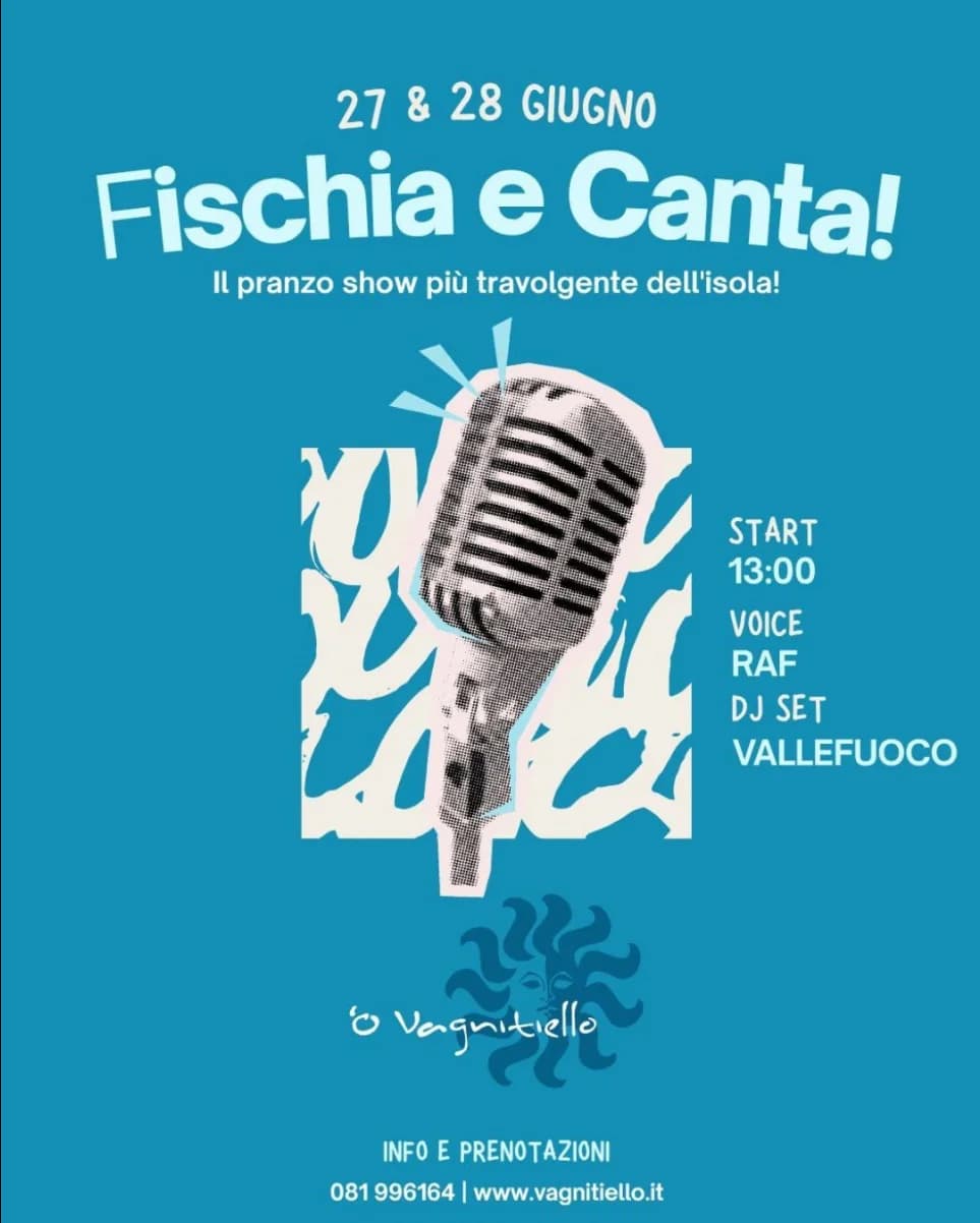 Fischia e Canta @Vagnitiello