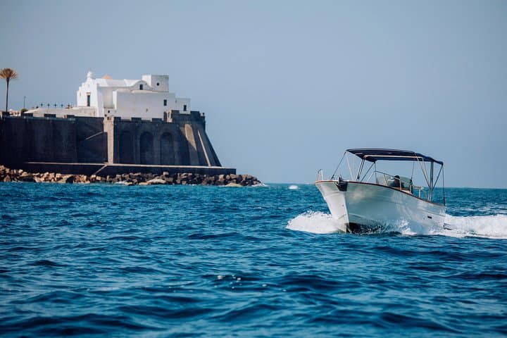 Tour in barca dell'isola d'Ischia con gozzo 7,50 Metri