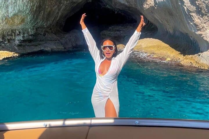 Tour privato di Capri di un'intera giornata con Positano 32ft
